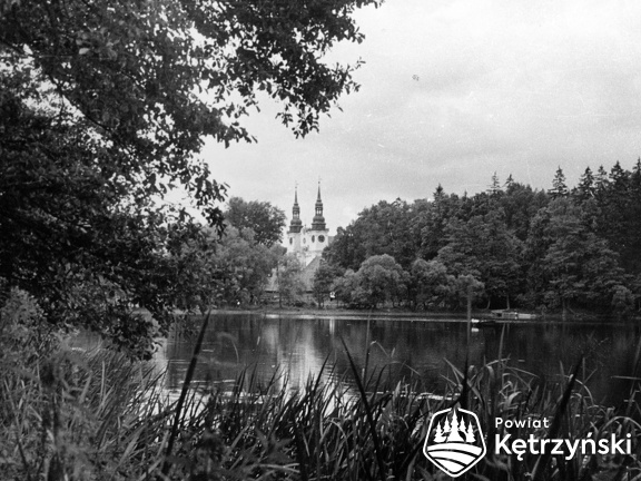 Święta Lipka, kościół od strony jeziora Dejnowa – 1962r.