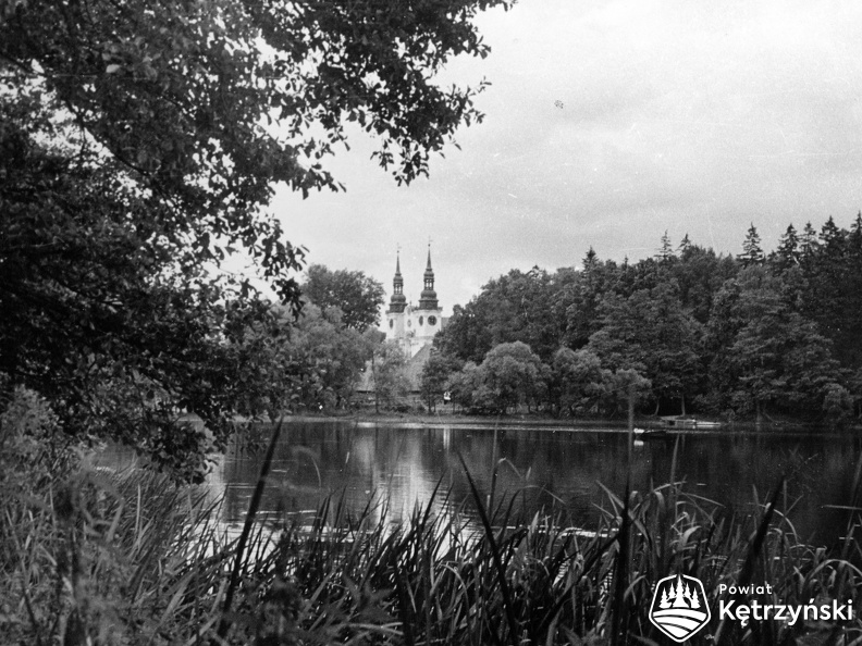 Święta Lipka, kościół od strony jeziora Dejnowa – 1962r.
