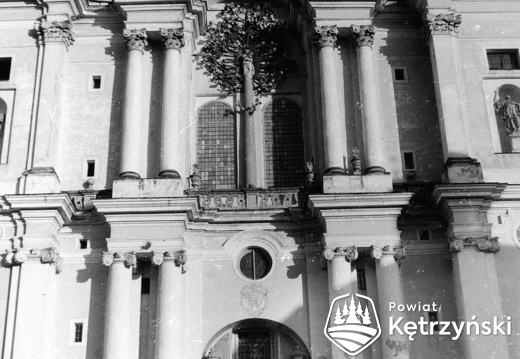Święta Lipka, fasada kościoła – 1962r.