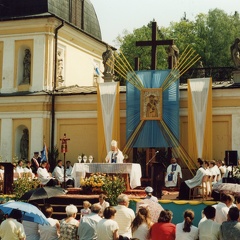 Święta Lipka, odpust. Homilię wygłasza ks. abp Edmund Piszcz - 25.05.2003r.