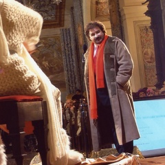Święta Lipka, Krzysztof Krawczyk w kościele podczas sesji nagraniowej - 2004r. 