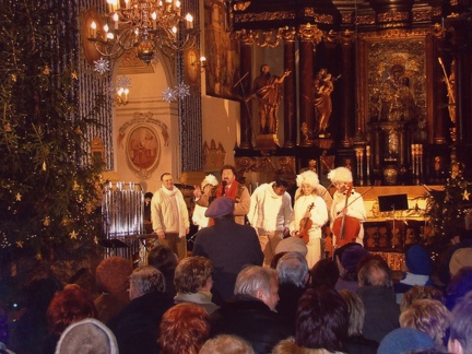 Święta Lipka, sesja nagraniowa Krzysztofa Krawczyka w kościele - 2004r.