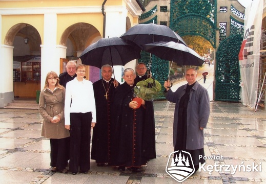 Święta Lipka, kardynał Józef Glemp Prymas Polski z wizytą - 6.10.2007r.
