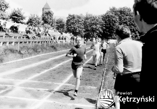 Spartakiada młodzieży Liceum Ogólnokształcącego, konkurencja biegowa – 1.06.1968r.   