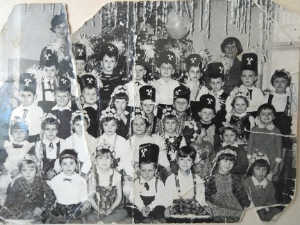 Grupa dzieci z przedszkola nr 2 przy ul. Mickiewicza – 1965r.   