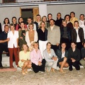 Reszel, drużyna piłki ręcznej dziewcząt z trenerem Krzysztofem Wernerem - początek lat 90.  