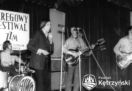 Występ zespołu „Aiwa” w okręgowym festiwalu amatorskich zespołów muzycznych Związku Zawodowego Metalowców – 1970r.  
