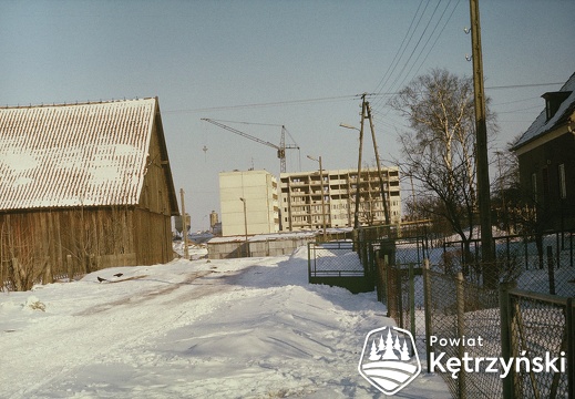 Budowa budynków Spółdzielni Mieszkaniowej „Pionier” przy ul. Kazimierza Wielkiego – 1986r.        
