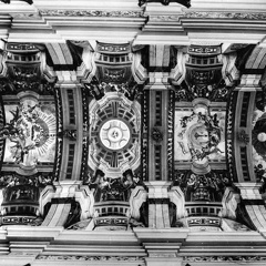 Święta Lipka, polichromowany strop kościoła – 1962r.    
