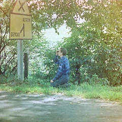 Autostopowicz w okolicy Kętrzyna – 1968r.  
