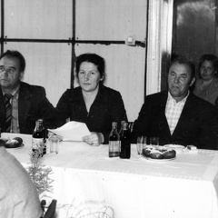 Srokowo, prezydium Walnego Zebrania Przedstawicieli Gminnej Spółdzielni - 1984r.
