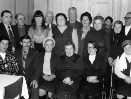 Srokowo, spotkanie członków Zarządu Spółdzielni z rencistami i emerytami GS "SCh" - 1985r.