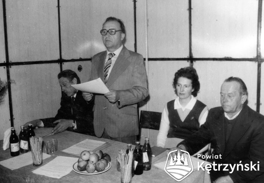 Srokowo, przewodniczący Rady Nadzorczej GS Jerzy Radawiec otwiera Walne Zebrania Przedstawicieli GS - 1985r.