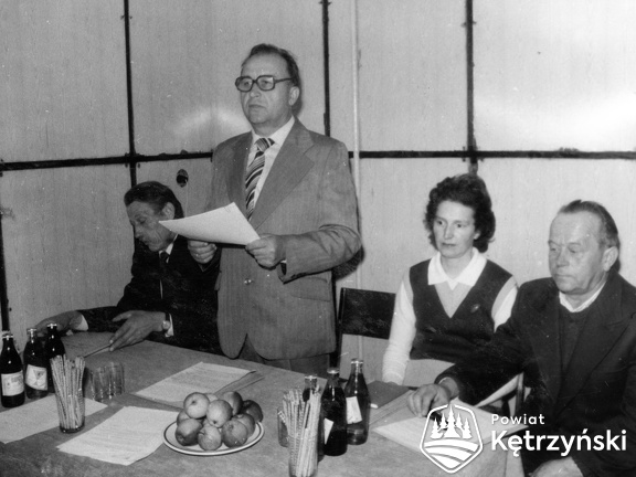 Srokowo, przewodniczący Rady Nadzorczej GS Jerzy Radawiec otwiera Walne Zebrania Przedstawicieli GS - 1985r.