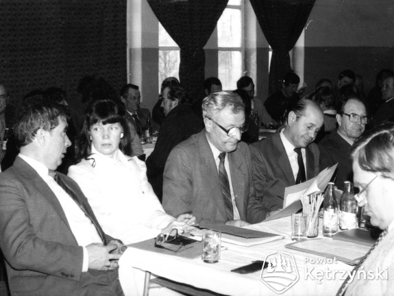Srokowo, zebranie przedstawicieli Rady Nadzorczej GS ”SCh” z zaproszonymi gośćmi - 1989r.