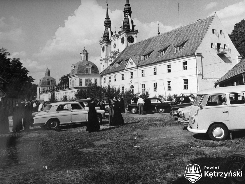 Święta Lipka, podwórze klasztorne – 1968r.