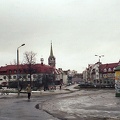 Fragment zabudowy miasta przy ul. Sikorskiego i ronda przy ul. Traugutta - 1999r.