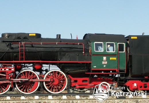 Korsze, lokomotywa w zespole dworca kolejowego - 2007r.