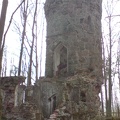 Srokowo, ruiny wieży widokowej - 13.04.2009r.