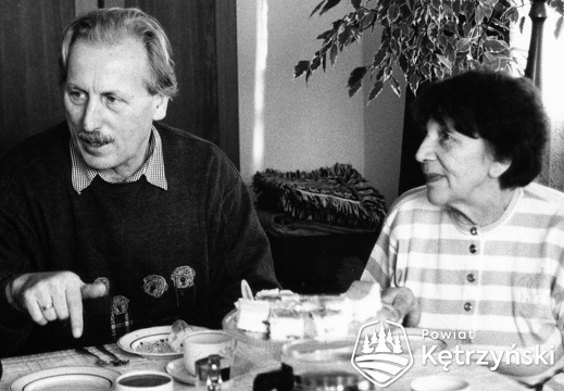 Jegławki, Arno Surminski rozmawia z Ireną Wartacz, dawną koleżanką - 29.11.1994r.