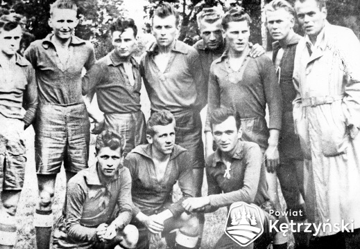 Drużyna piłki nożnej „Gwardia” Kętrzyn 1955r.