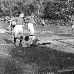 Mecz "Granica" Kętrzyn - "Piszczewnik" Kaliningrad na stadionie miejskim - 1957r.