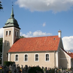 Leginy, odbudowany w 1824r. kościół p.w. św. Marii Magdaleny- 16.08.2011r.