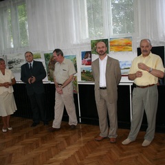 Korsze, otwarcie wystawy poplenerowej XI Międzynarodowego Pleneru Plastycznego - 23,07.2009r.