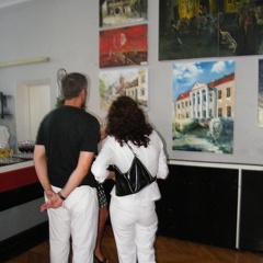 Korsze, otwarcie wystawy poplenerowej XII Międzynarodowego Pleneru Plastycznego - 22,07.2010r.