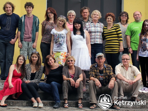 Korsze, uczestnicy XV Międzynarodowego Pleneru Plastycznego - 15.07.2013r.