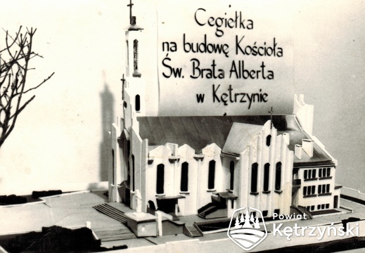 Karta-cegiełka na budowę kościoła na osiedlu Piastowskim - 1990r.