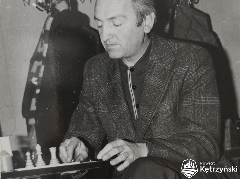 Józef Badowski przy szachach