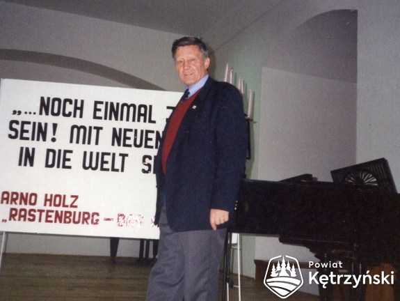 Prof. Helmuth Wagner na I Walnym Zebraniu Stowarzyszenia im.  Arno Holza - 1997r.