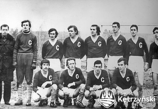 Piłkarze „Granicy” zwycięzcy awansu do III ligi olsztyńskiej - 1973r.