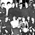 Koszykarze „Granicy” m. in. Lichodziejewski, Mazurek, Ziółkowski i trener R. Płuszka - 1978r.