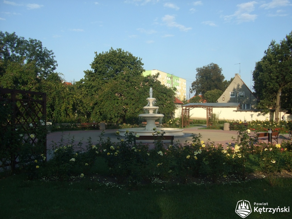 Skwer przy ul. Żeromskiego, "ogród różany" - 2008r.