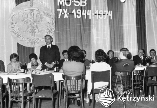 Korsze, uroczystości z okazji 40-lecia MO i SB - 1974r.