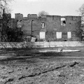 Ruiny zamku od strony parku przy poczcie - 1960r.