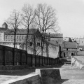 Fragment zabudowy starego miasta i ul. Traugutta, widok od ówczesnej ul. 1-Maja (ob. ul. Pocztowa) - 1960r. 