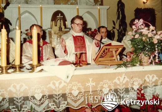 Korsze, Msza św. jubileuszowa, dziękczynna za 25-lecie swego kapłaństwa - 27.09.1987r.
