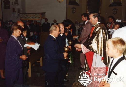 Korsze, odpust Podwyższenia Krzyża Św. połączony z dożynkami parafialnymi - 11.09.1994r.