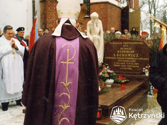 Korsze, uroczystości 30. rocznicy śmierci ks. prałata Stanisława Lachowicza - 19.12.1997r.