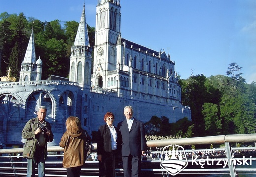 Ksiądz prałat Janusz Budyn na VI Kongresie Katolickich Kolejarzy w Lourdes (Francja) 6.05.2007r.