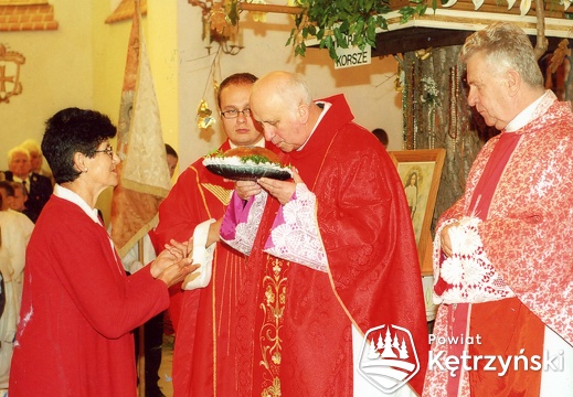 Korsze, uroczystości 45. rocznicy święceń kapłańskich ks. prałata Janusza Budyna - 16.09.2007r.