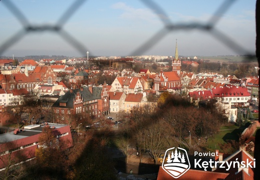 Panorama miasta z wieży kościoła św. Jerzego - 13.11.2008r.