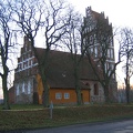 Łankiejmy, gotycki kościół, po 1945r. rzymskokatolicki p.w. św. Jana Chrzciciela - 8.12.2006r.