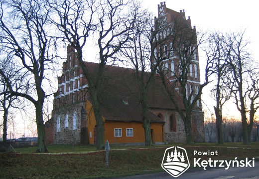 Łankiejmy, gotycki kościół, po 1945r. rzymskokatolicki p.w. św. Jana Chrzciciela - 8.12.2006r.
