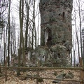 Srokowo, ruiny wieży widokowej na "Diablej Górze" - 2004r.