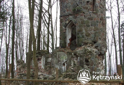 Srokowo, ruiny wieży widokowej na "Diablej Górze" - 2004r.