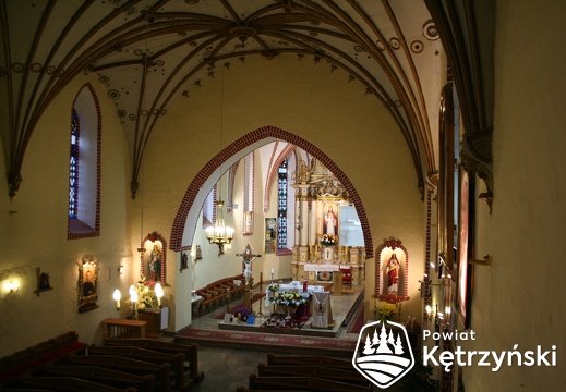 Sątoczno, wnętrze kościoła parafialnego p.w. Chrystusa Króla - 26.11.2017r.